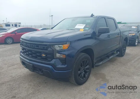 2023 Chevrolet Silverado 1500 2Wd Short Bed Custom из США, поврежденный, VIN 1GCPABEK5PZ228521